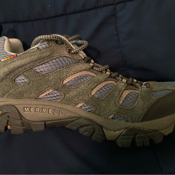 Merrell Womens Moab Ventilator Smoke Hiking Shoes Size 8.5 - Picture 2 of 7